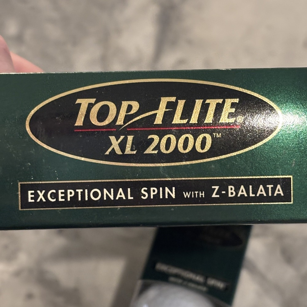 LOT OF 3 Top Flight XL 2000 Golf Balls‎ Extra Long Spalding Pack 9 NEW IN BOX - Picture 9 of 12